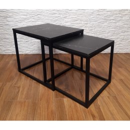 Stolik kawowy 2w1 podstawa metalowa Loft