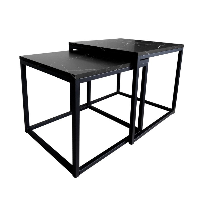 Stolik kawowy 2w1 podstawa metalowa Loft