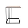 Stolik pomocniczy C boczny podstawa metalowa Loft