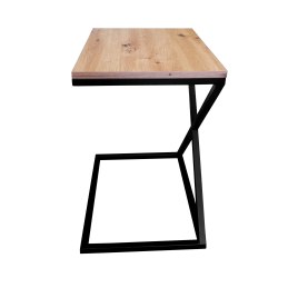 Stolik pomocniczy X boczny podstawa metalowa Loft