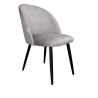 Krzesło Colin – tapicerowane, metalowe nogi