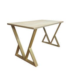 Stół Loft V 70x120 cm - metalowa podstawa