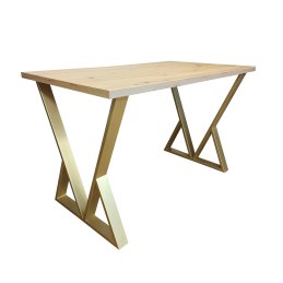 Stół 70/120/28 Loft V podstawa metalowa do salonu kuchni