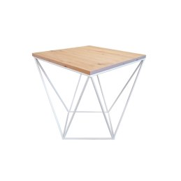 Stolik druciany kawowy Loft podstawa metalowa