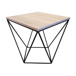 Stolik druciany kawowy Loft podstawa metalowa