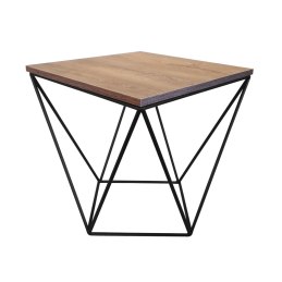 Stolik druciany kawowy Loft podstawa metalowa