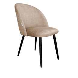 Krzesło Colin – tapicerowane, metalowe nogi
