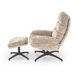 DARIO fotel wypoczynkowy z podnóżkiem oraz z funkcją kołyski,