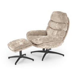 DARIO fotel wypoczynkowy z podnóżkiem oraz z funkcją kołyski,