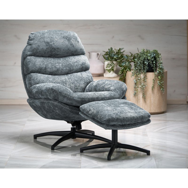 DARIO fotel wypoczynkowy z podnóżkiem oraz z funkcją kołyski,