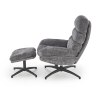 DARIO fotel wypoczynkowy z podnóżkiem oraz z funkcją kołyski,