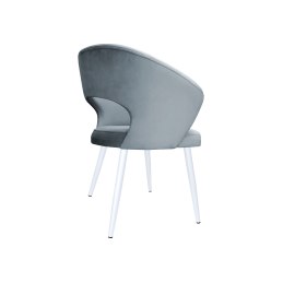 Krzesło Aura tkanina Welur noga metalowa