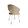 Krzesło Aura tkanina Welur noga metalowa