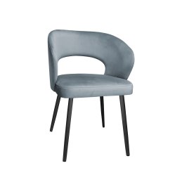 Krzesło Aura tkanina Welur noga metalowa