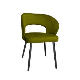 Krzesło Aura tkanina Welur noga metalowa