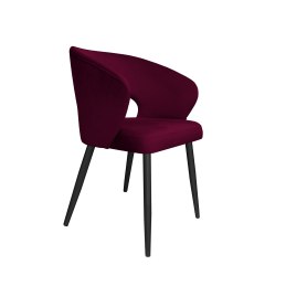 Krzesło Aura tkanina Welur noga metalowa