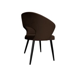 Krzesło Aura tkanina Welur noga metalowa