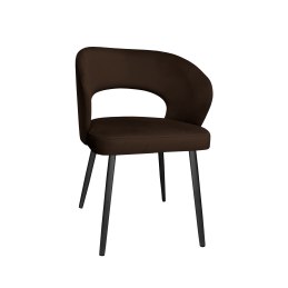 Krzesło Aura tkanina Welur noga metalowa