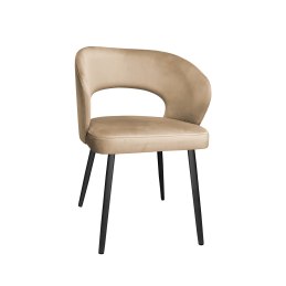 Krzesło Aura tkanina Welur noga metalowa