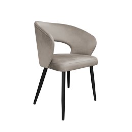 Krzesło Aura tkanina Welur noga metalowa