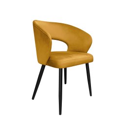 Krzesło Aura tkanina Welur noga metalowa