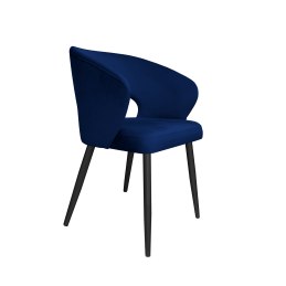 Krzesło Aura tkanina Welur noga metalowa