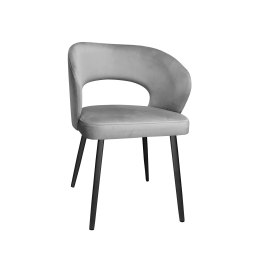 Krzesło Aura tkanina Welur noga metalowa