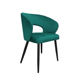 Krzesło Aura tkanina Welur noga metalowa