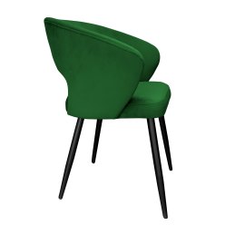 Krzesło Aura tkanina Welur noga metalowa