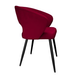 Krzesło Aura tkanina Welur noga metalowa