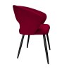 Krzesło Aura tkanina Welur noga metalowa