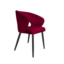 Krzesło Aura tkanina Welur noga metalowa