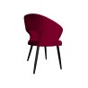 Krzesło Aura tkanina Welur noga metalowa