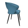Krzesło Aura tkanina Welur noga metalowa