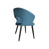 Krzesło Aura tkanina Welur noga metalowa