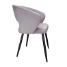 Krzesło Aura tkanina Welur noga metalowa