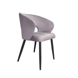 Krzesło Aura tkanina Welur noga metalowa