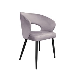 Krzesło Aura tkanina Welur noga metalowa