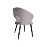 Krzesło Aura tkanina Welur noga metalowa