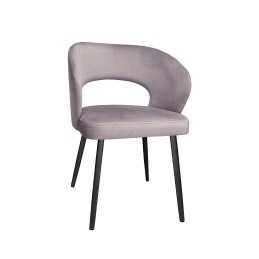 Krzesło Aura tkanina Welur noga metalowa