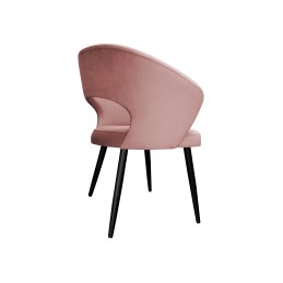 Krzesło Aura tkanina Welur noga metalowa