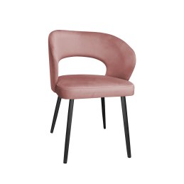 Krzesło Aura tkanina Welur noga metalowa