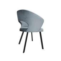 Krzesło Aura tkanina Welur noga metalowa