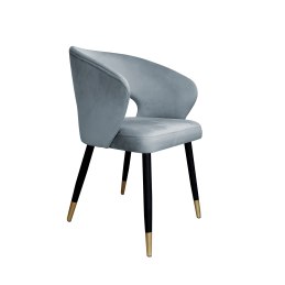 Krzesło Aura tkanina Welur noga metalowa