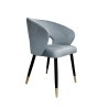 Krzesło Aura tkanina Welur noga metalowa