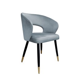Krzesło Aura tkanina Welur noga metalowa