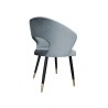 Krzesło Aura tkanina Welur noga metalowa