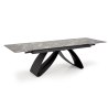 Stół HILARIO rozkładany 180–260 cm, rzeźbiarska podstawa