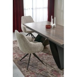 Stół HILARIO rozkładany 180–260 cm, rzeźbiarska podstawa