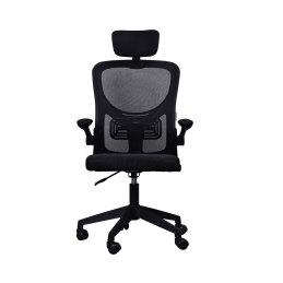 Fotel obrotowy AXEL ergonomiczne krzesło biurowe z siatką i